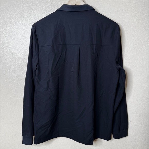 FIGS Technical Collection Shirt Men's Large Black Polo Long-Sleeve Scrub - Picture 9 of 9